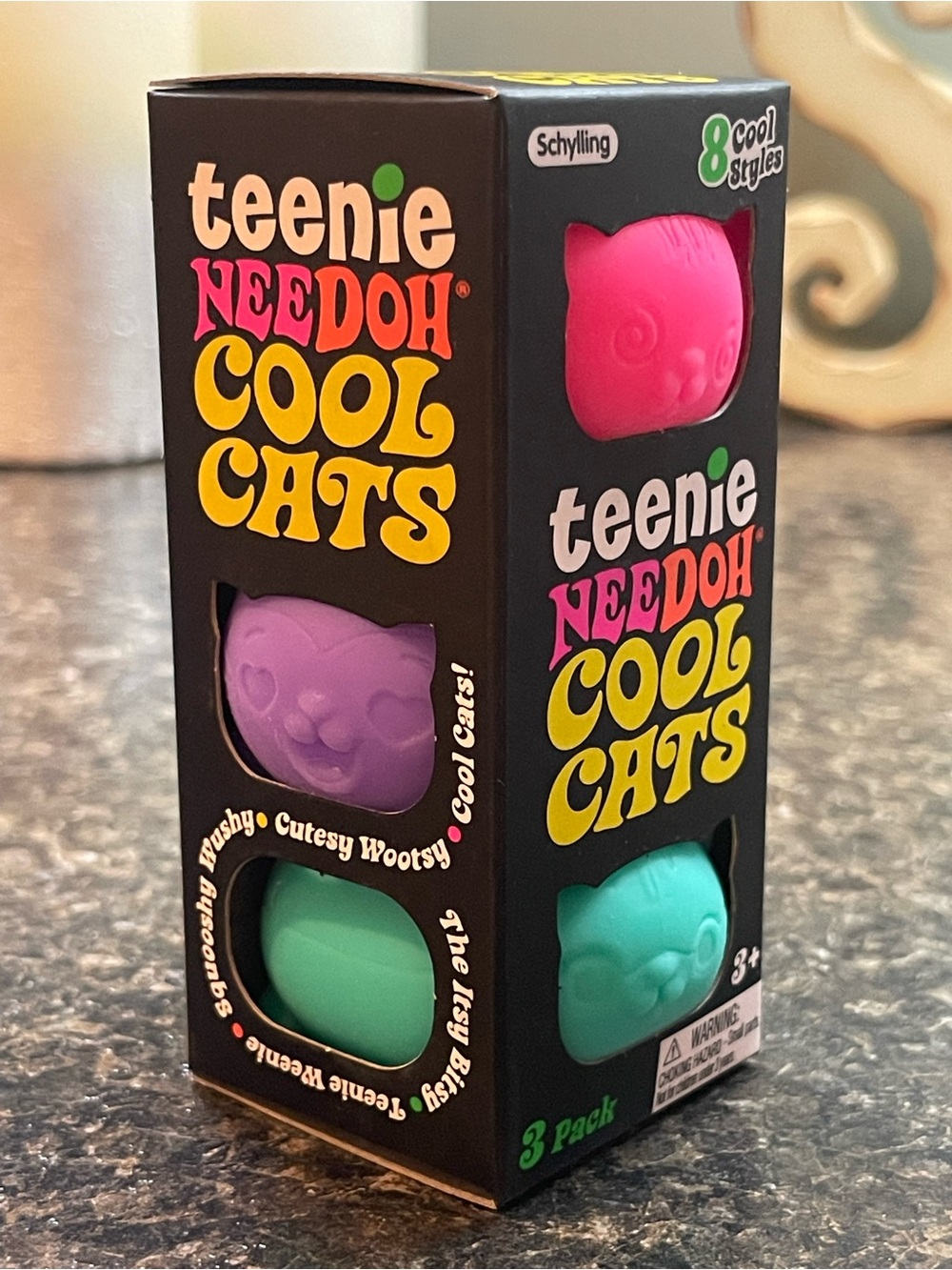 NeeDoh Teenie cool cats 3 pack!